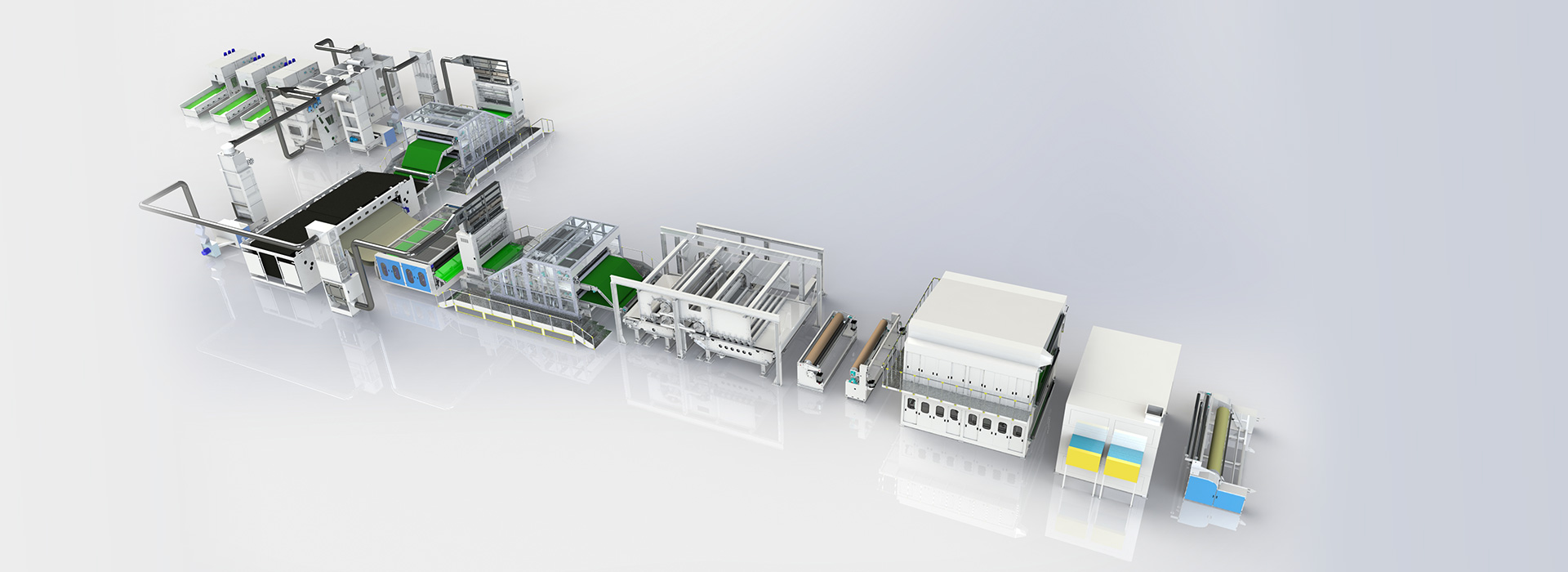 SPUNLACE ODUTIION LINE