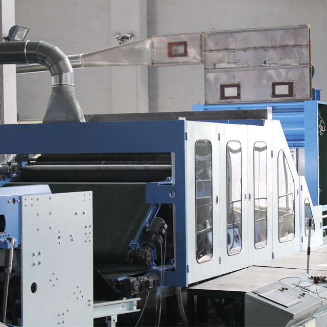 Lông cừu Đặt hàng tốt Máy chải kim loại Sợi biển đảo Polyester không dệt