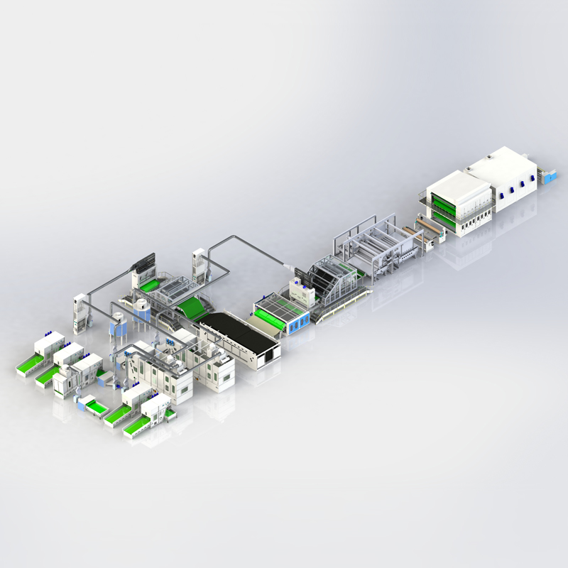 徐道才3500两梳一铺水刺线设备布局